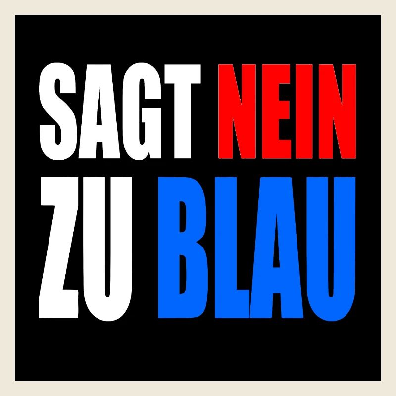 says no to blue