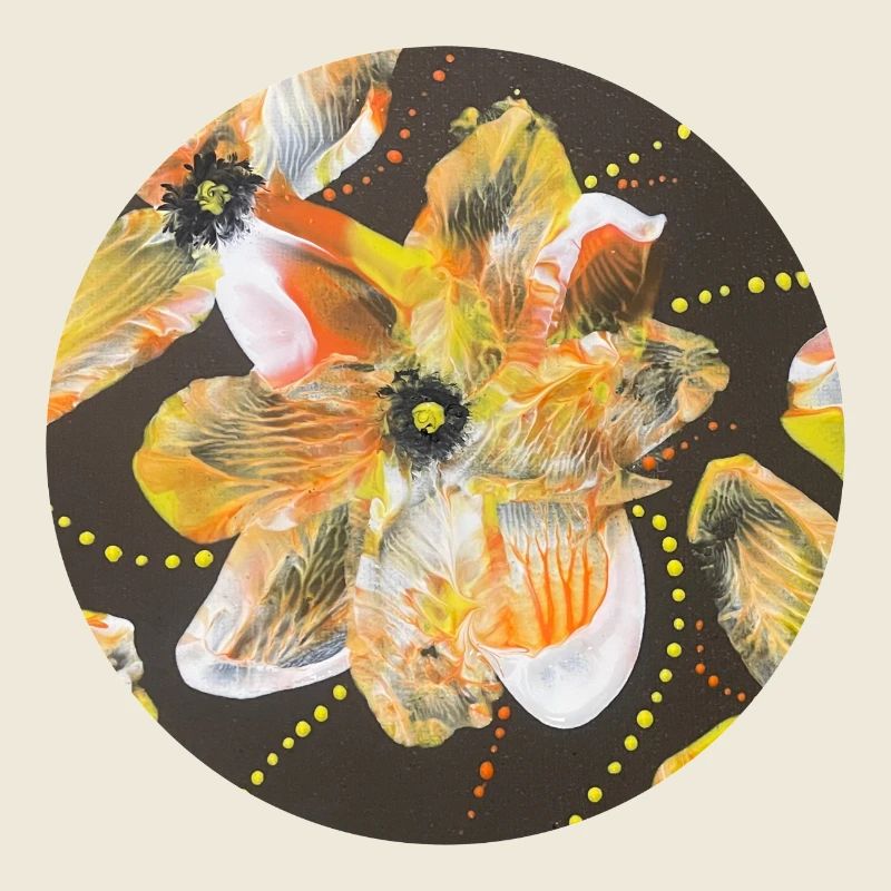 Jeu créatif de couleurs peint à la main par Martina Eßer