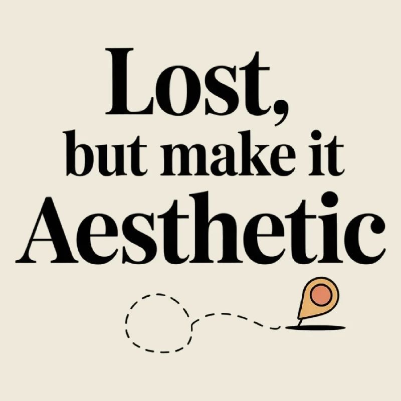 Perdu mais esthétique Conception d’épingle de carte GIS