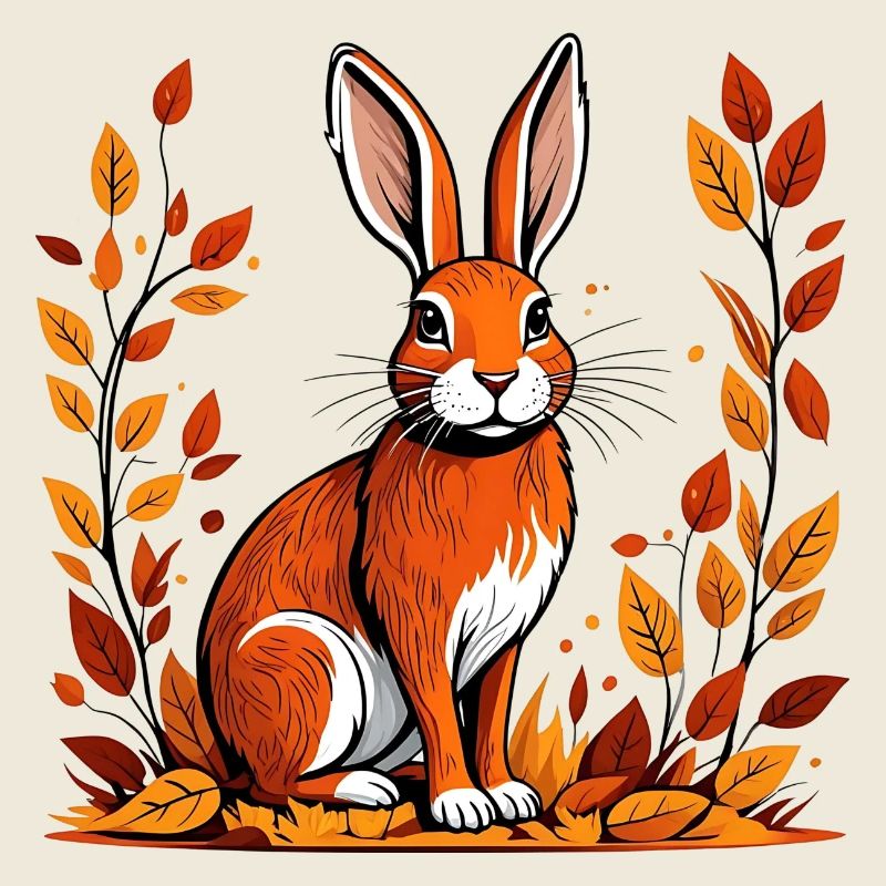 Autumn rabbit