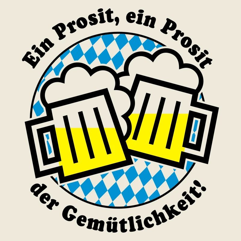 Ein Prosit der Gemütlichkeit! (Bier-Maßkrug)
