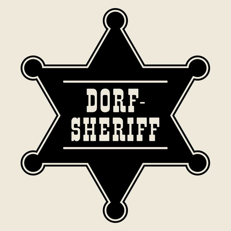 Dorf-Sheriff-Stern