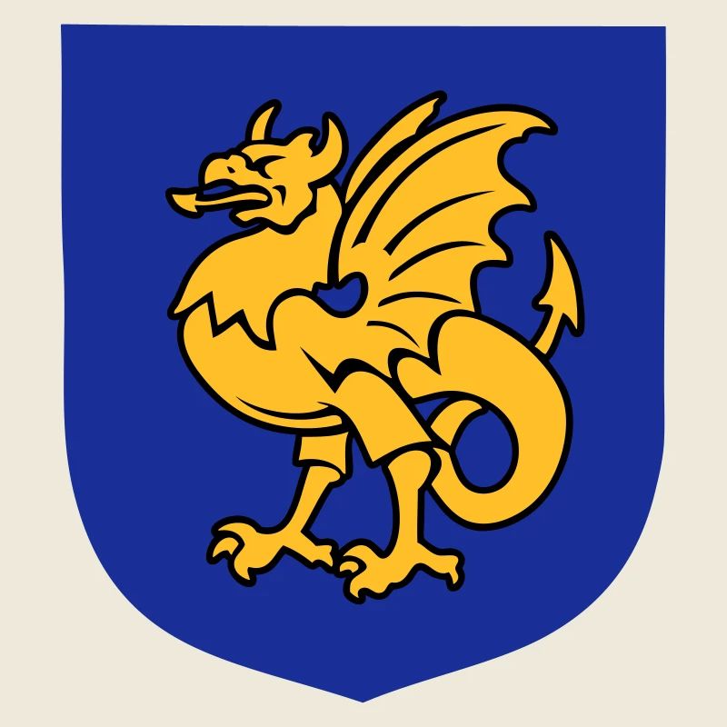 fantasy creature griffin drawing Bornholm