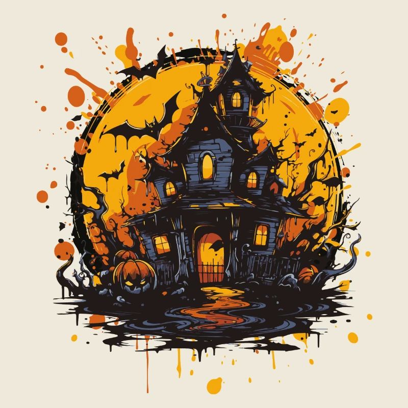 Maison hantée Halloween