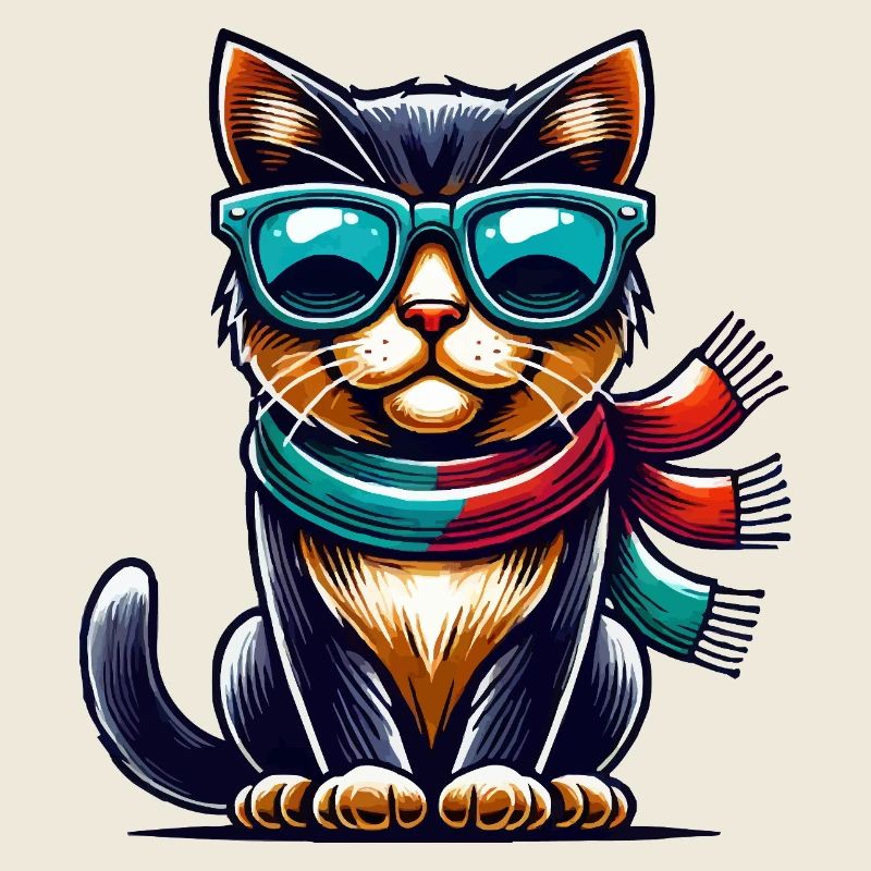Lunettes de soleil chat BD
