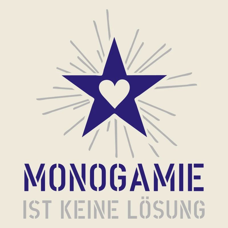 Monogamie blau-grau