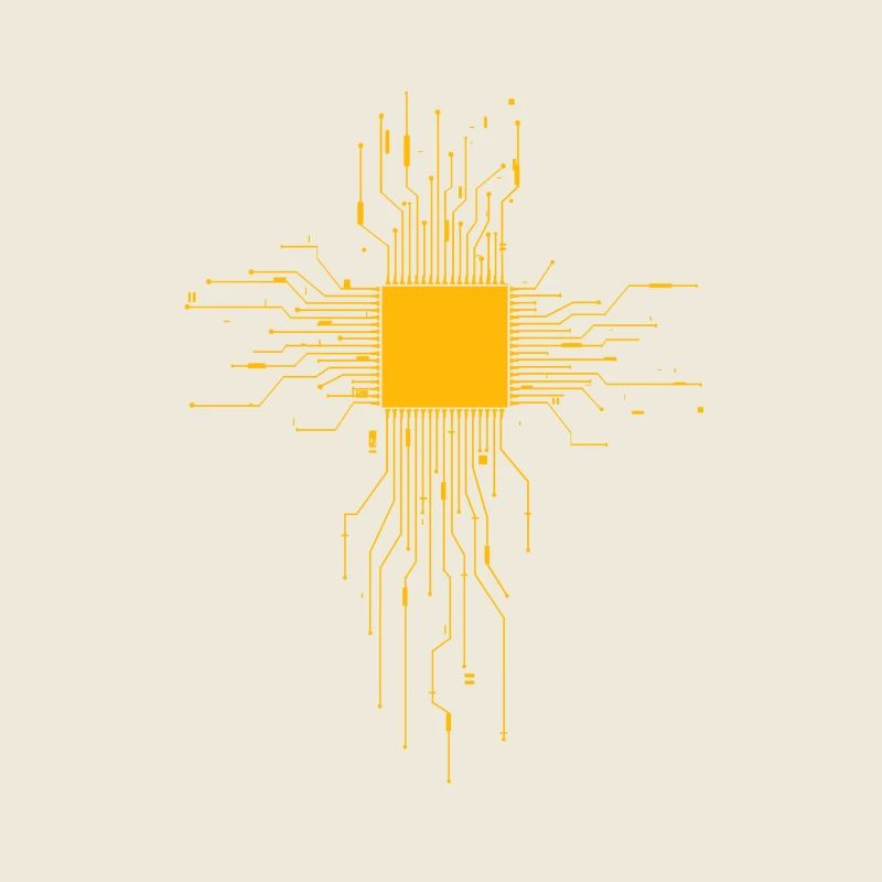 Computer Herz / CPU - Heart