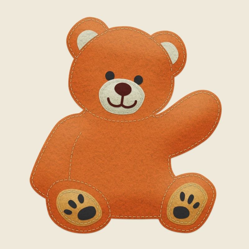 Felt Teddy