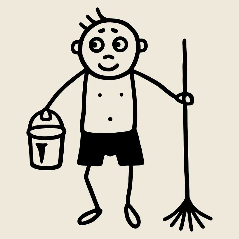Nacktputzer - nackt putzen