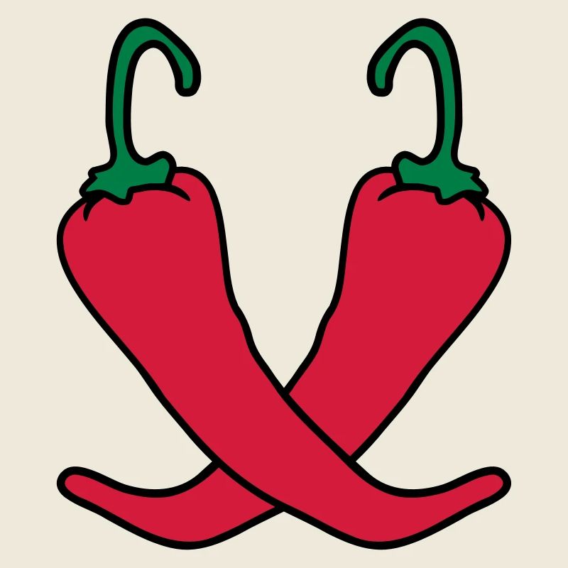 2 chili chilli peppers hot hot