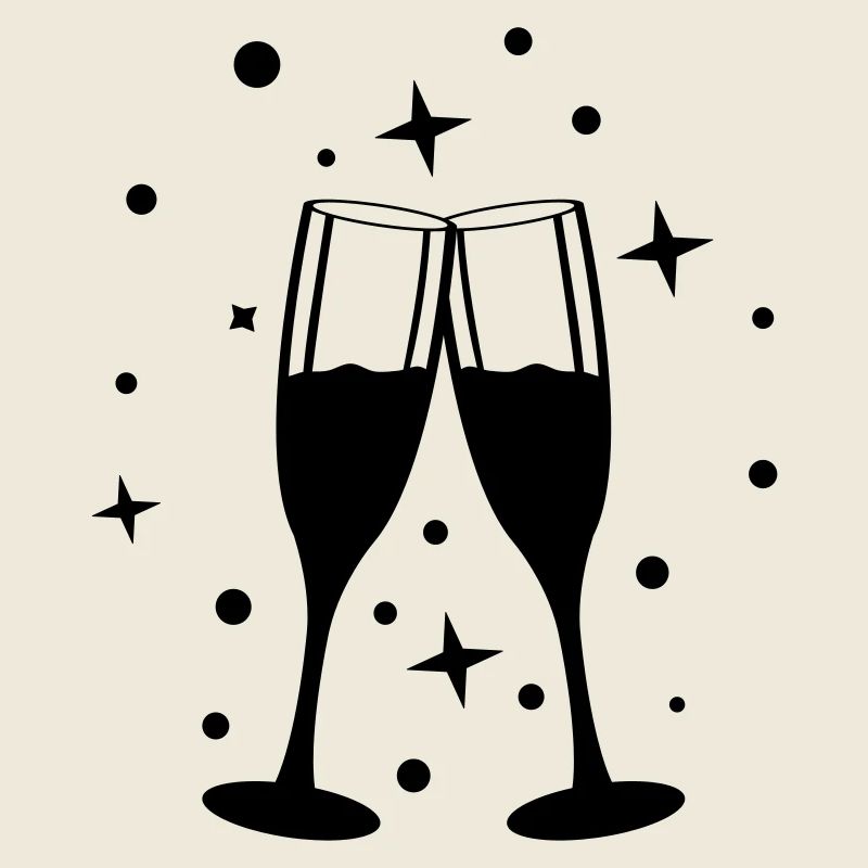 sekt anstossen design