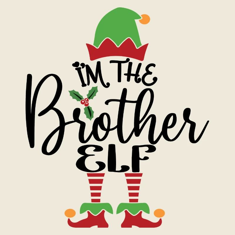 Bruder Elf Niedliches lustiges passendes Weihnachtskostüm