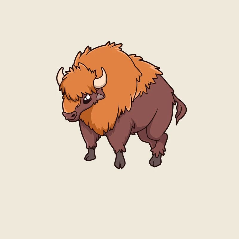 Bison kawaii