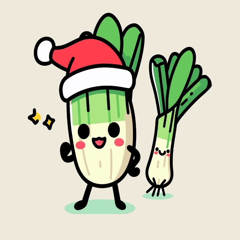 St. Nicholas kawaii leeks