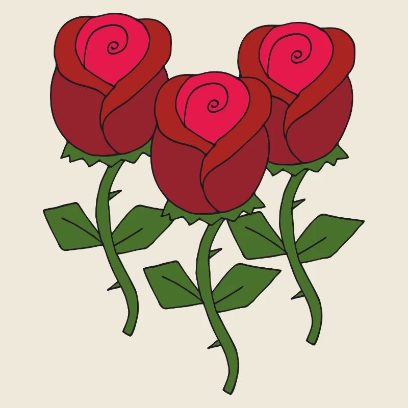 Roses triples