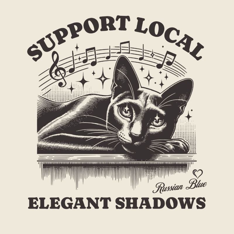 Cat Support Local Russian Blue