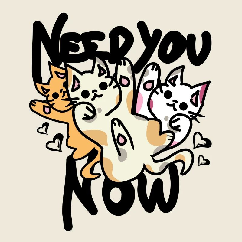 Katzen spruch mit herzen