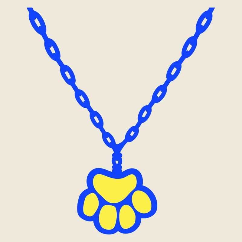 Chat patte chien animal collier ras de cou bijoux