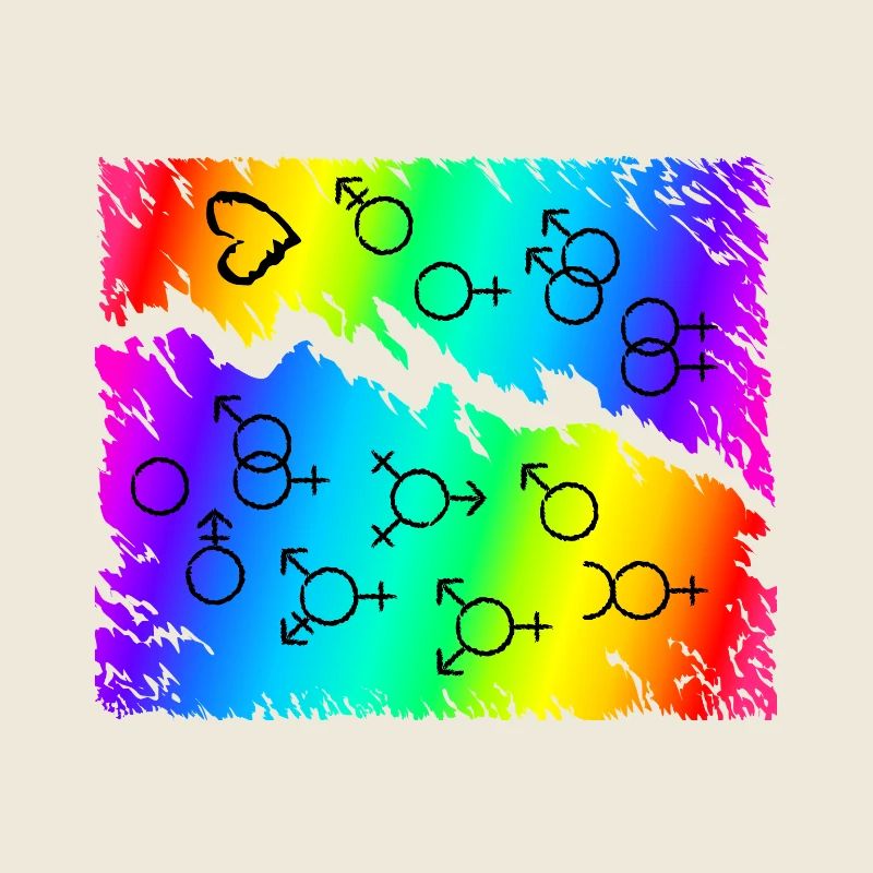 LGBT LGBTQ Regenbogen Flagge