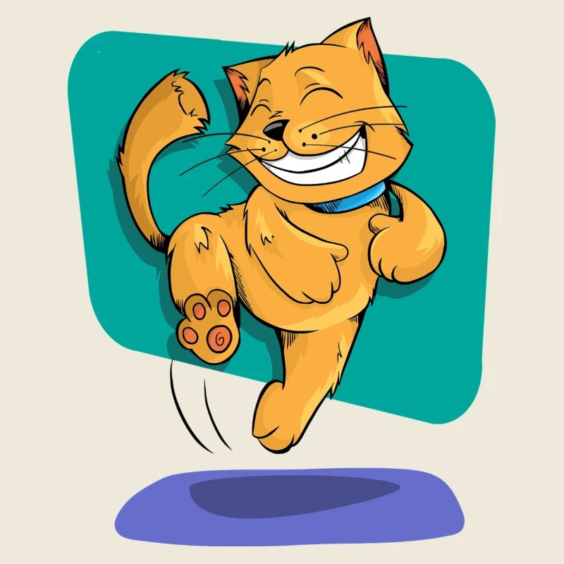 Joyful Dancing Cat