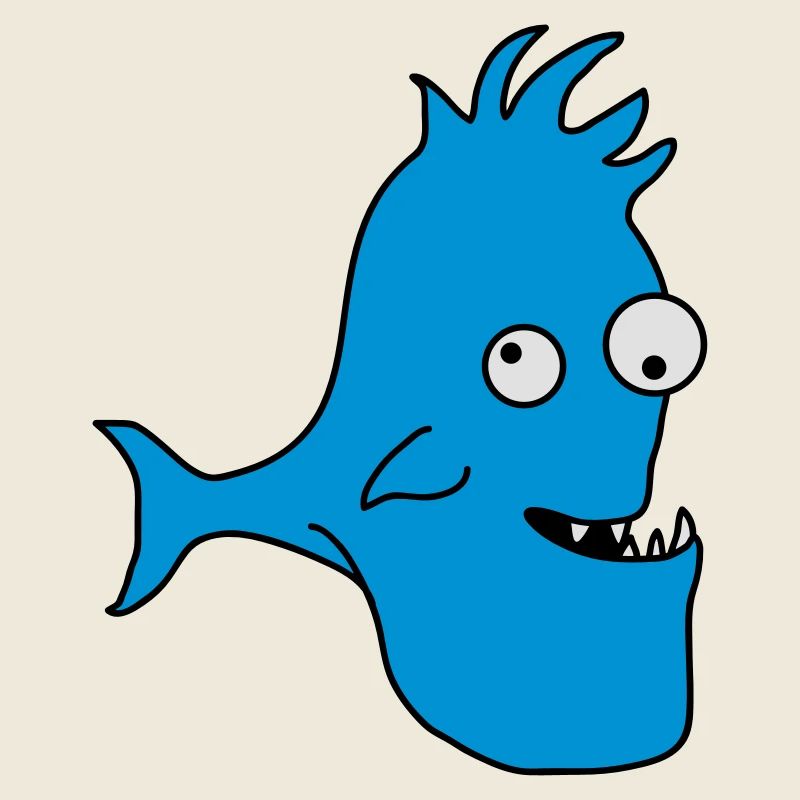 Stupid Crazy Comic Fish