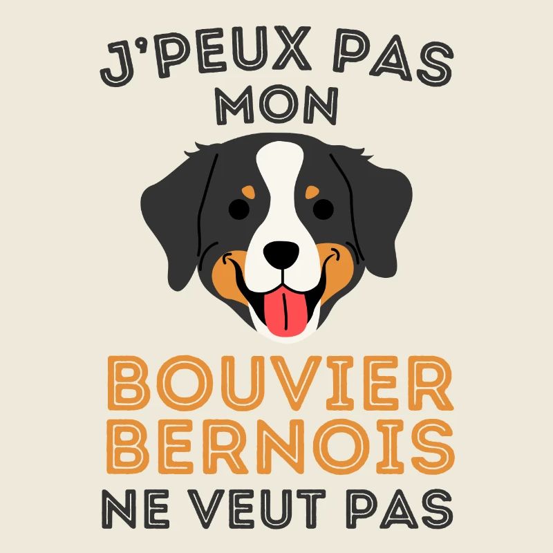 Chien de race bouvier bernois