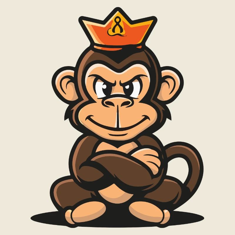 Monkey Cartoon Crown