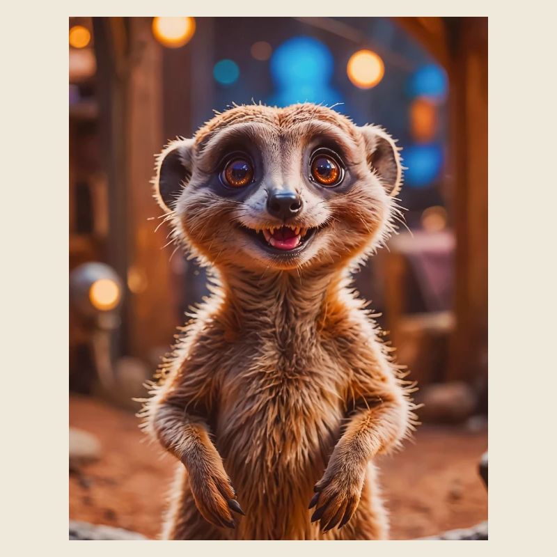 animaux africains super mignons – Meerkat