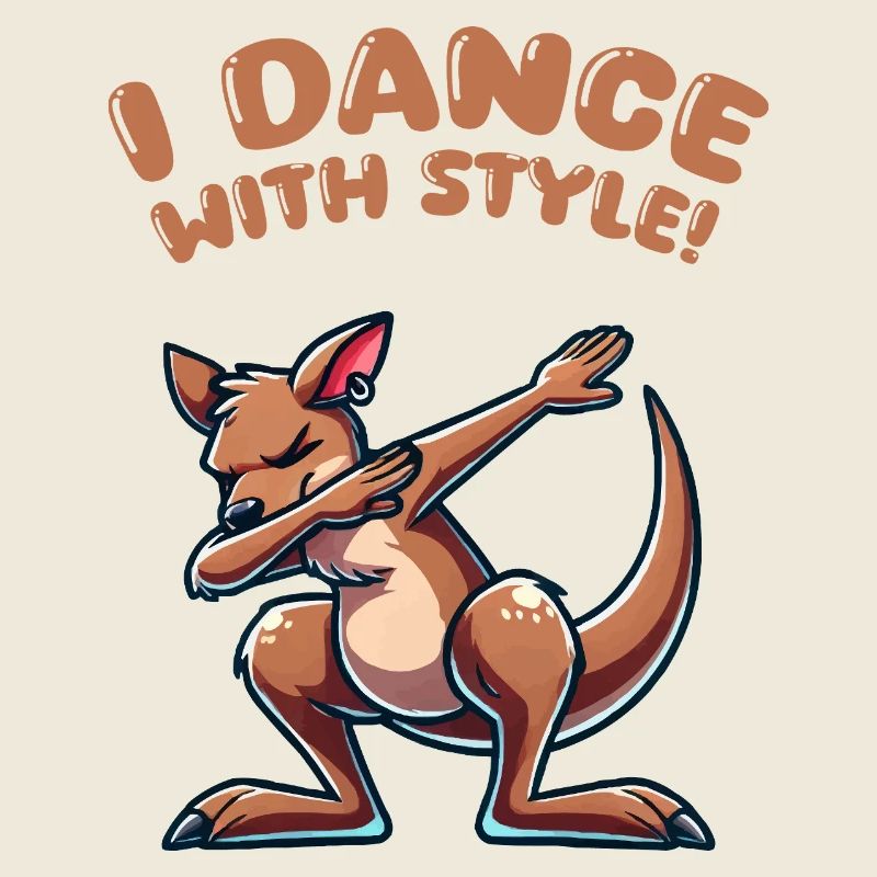 Dabbing kangourou