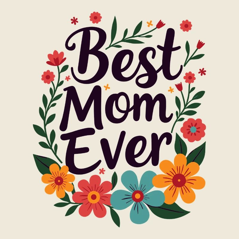 Best Mom Ever Muttertag Blumen