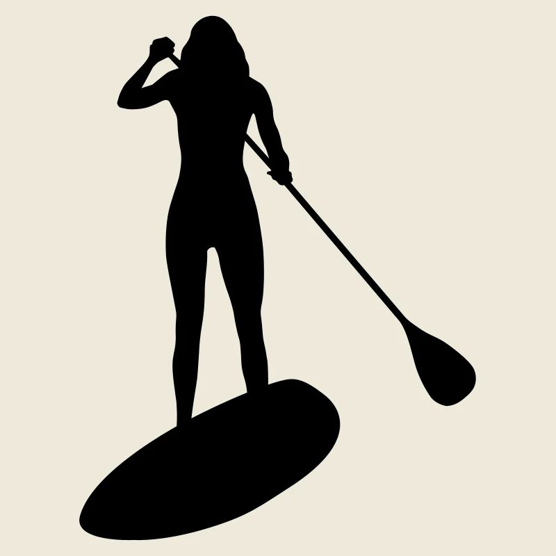 Stand up Paddling Frau