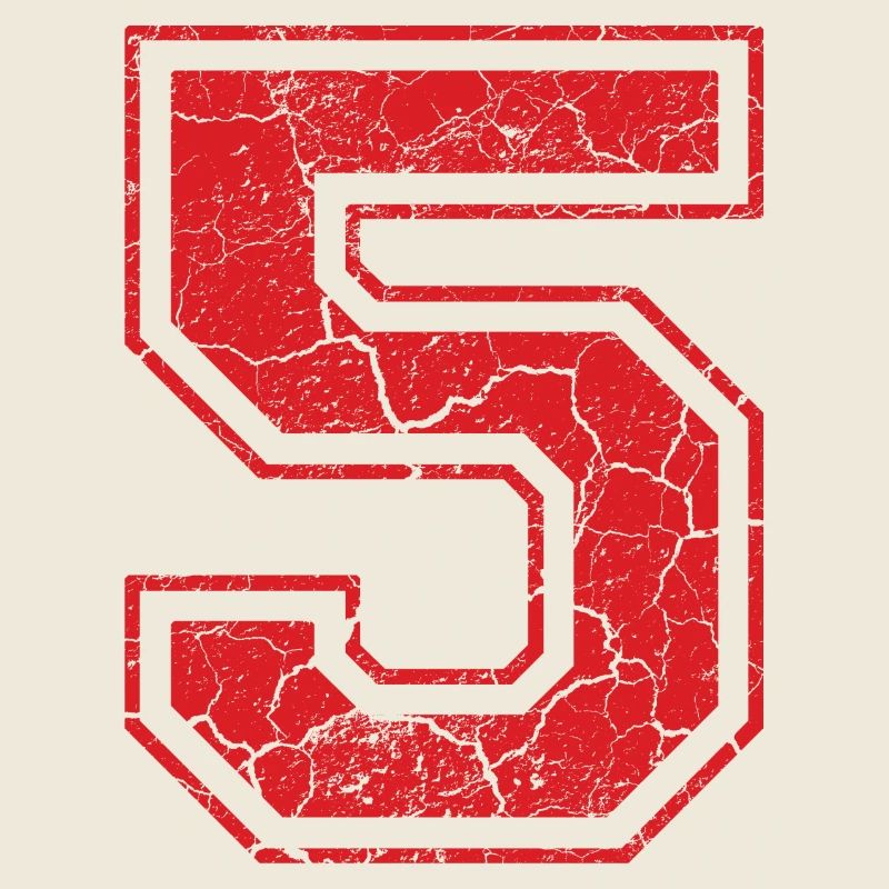 5 five fuenf red rot (fr)