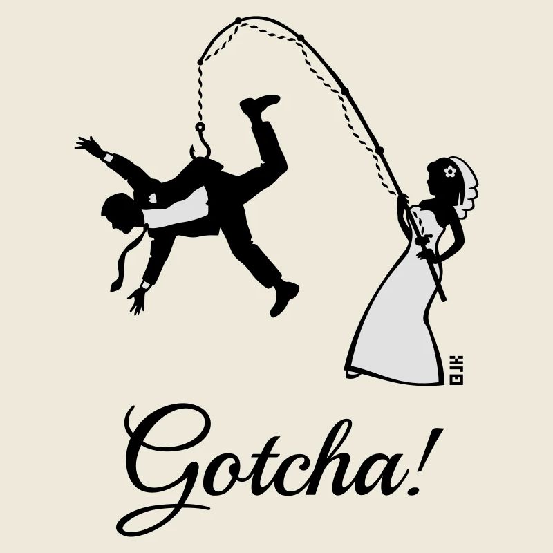 Gotcha! (Braut Angelt Ehemann / JGA)