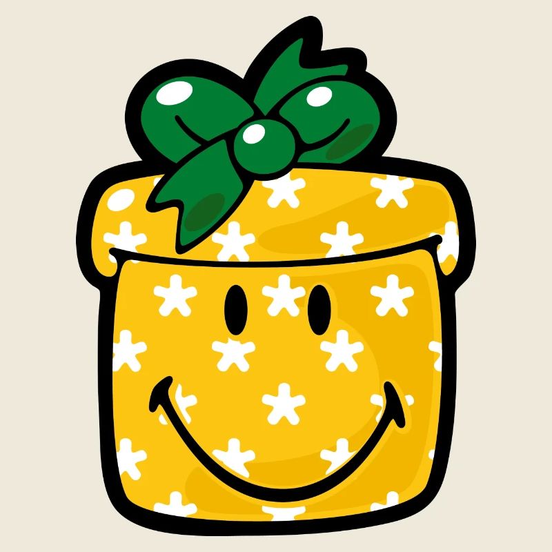 Smiley Christmas Present
