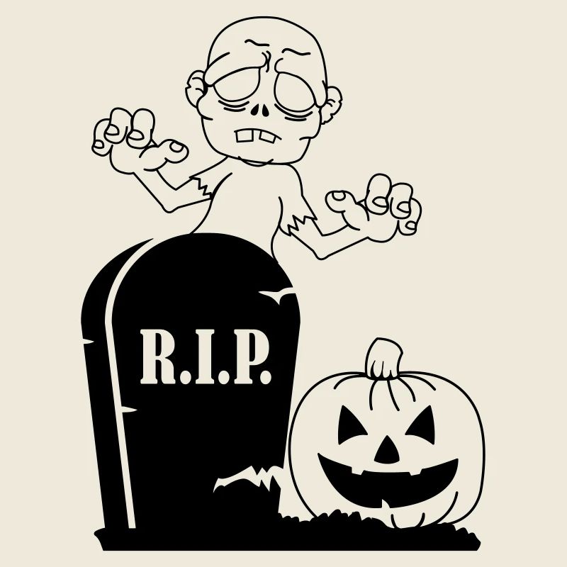 Rip Citrouille Zombie