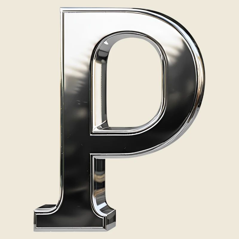 Chrome ,, P " Metallic