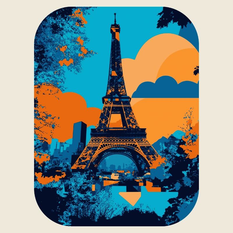 Eiffelturm – minimalistisch 🗼