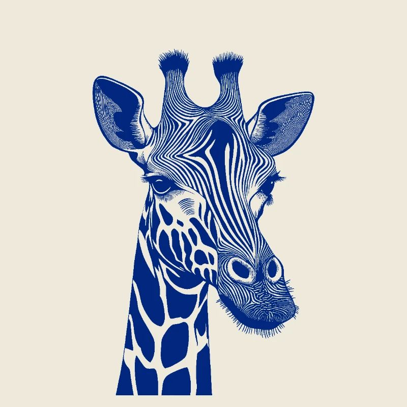 Pop Art Giraffe