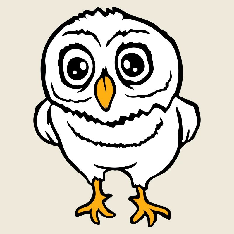 Eule Vogel Uhu Nachtvogel Schleiereule Kauz Comic