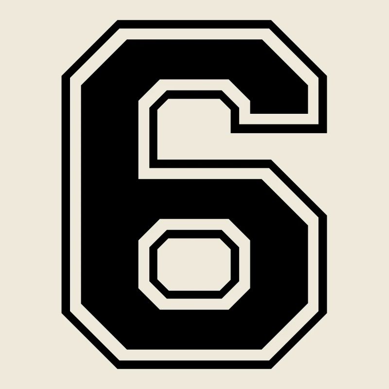 6, Sechs, Nummer, Zahl