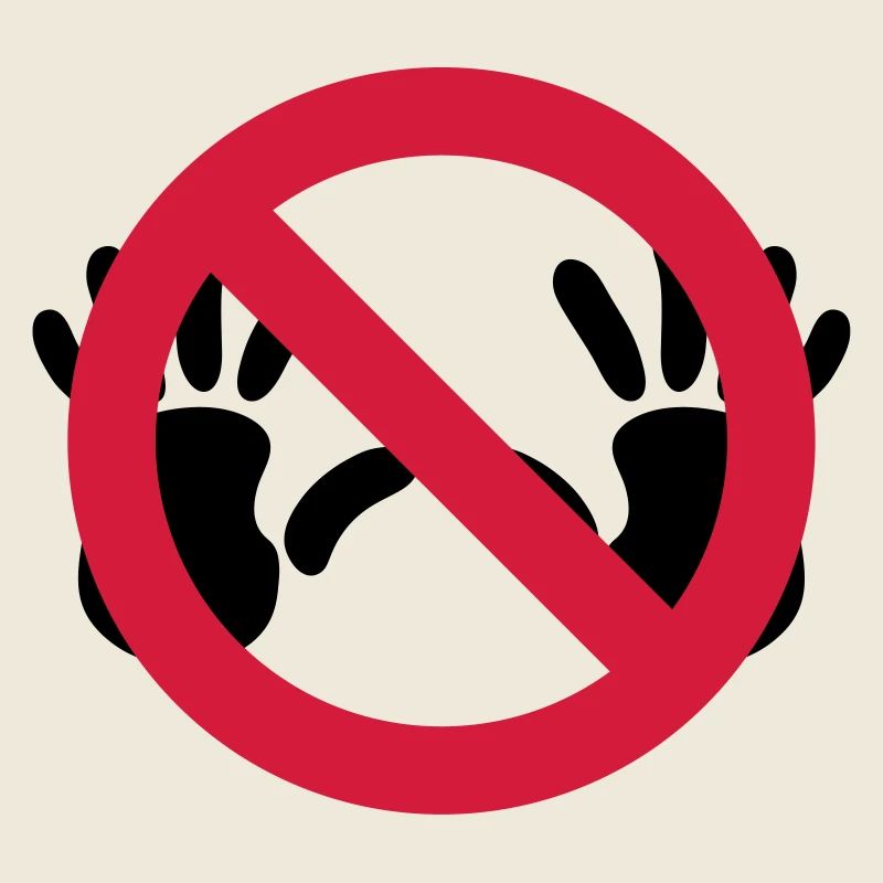Nix grapschen SVG