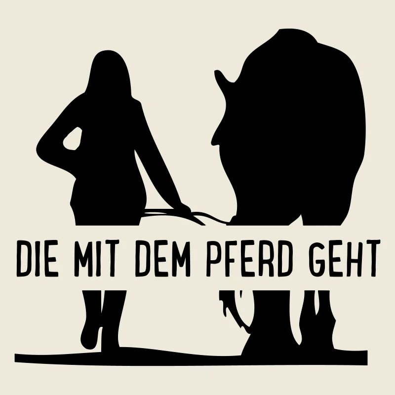 Die mit dem Pferd geht