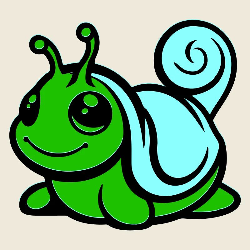 Bande dessinée d’escargot