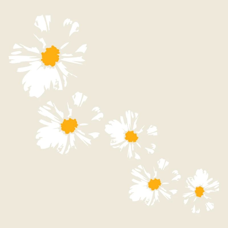 Many Pretty Flowers Colorful Decorative Pattern Beautiful