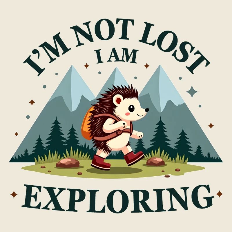 I am not lost I'm exploring - Hiking and Exploring