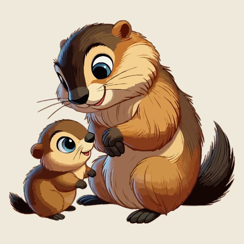 Alpine Marmot Murmeltier