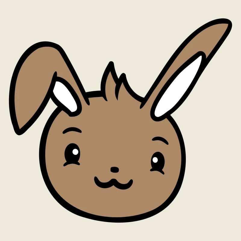 Rabbit Rabbit Looks Cute Happy Friendly