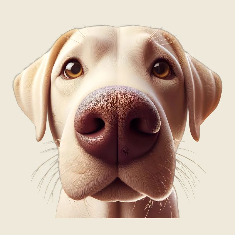 Dog Head 6 beige