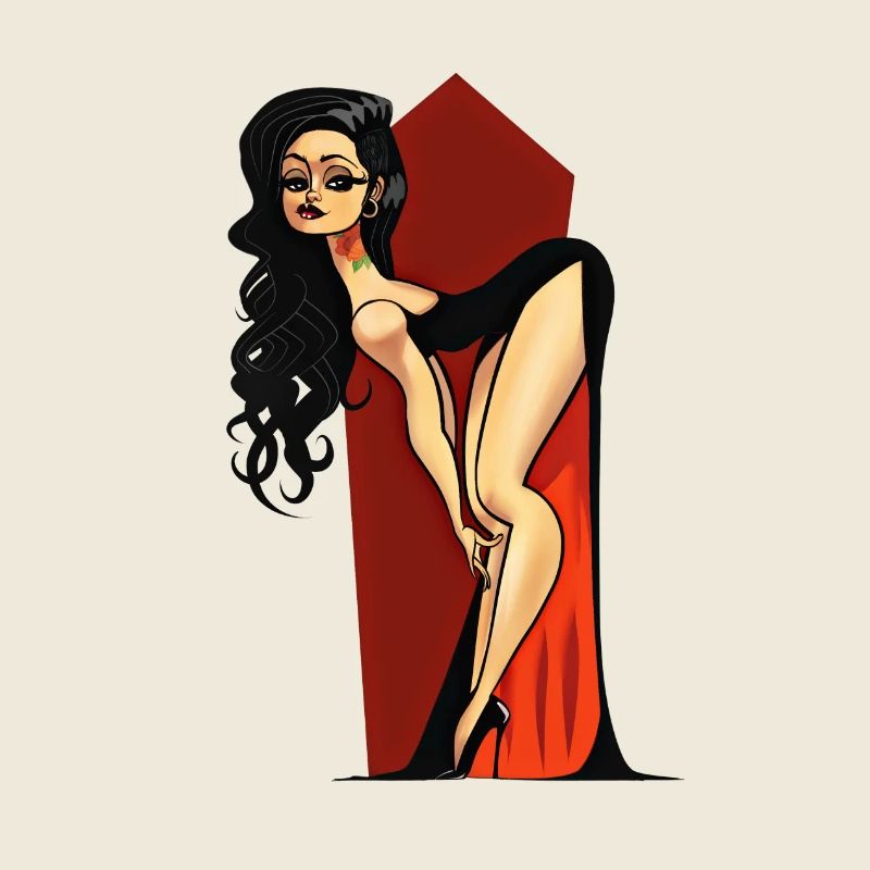 Vampire Pin-up