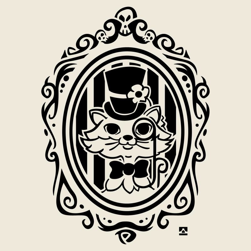 Cat victorian style